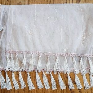 New pretty beaded scarf